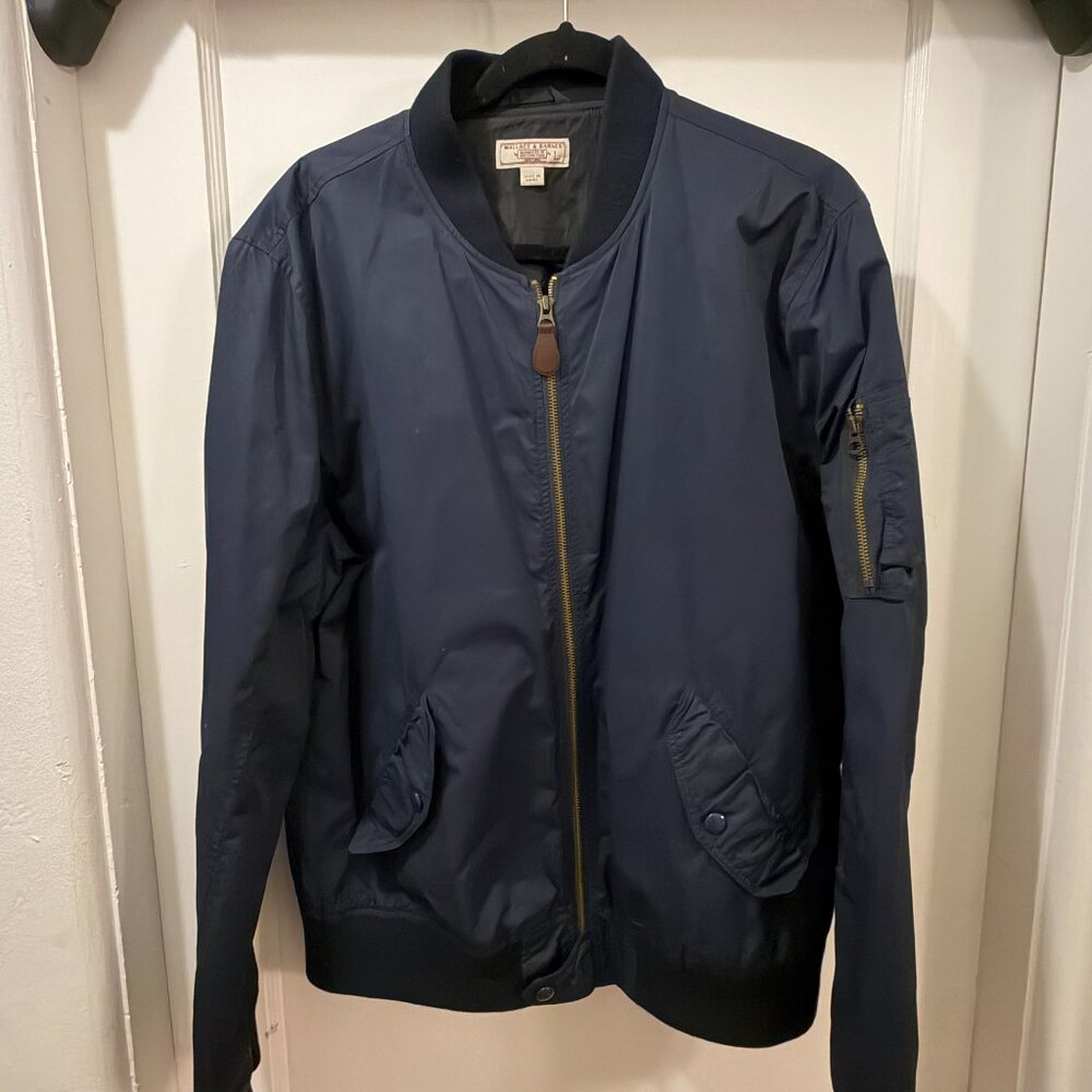 Wallace & Barnes x J. Crew Bomber Jacket - Men's Navy